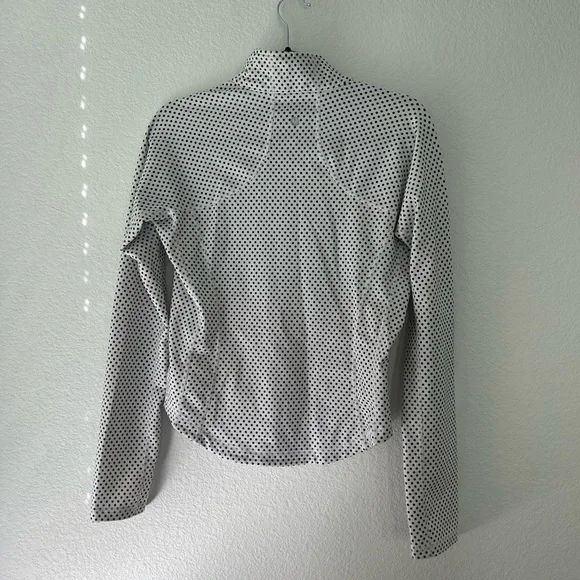 Lululemon Black and white polka dot zip up jacket - Picture 6 of 8